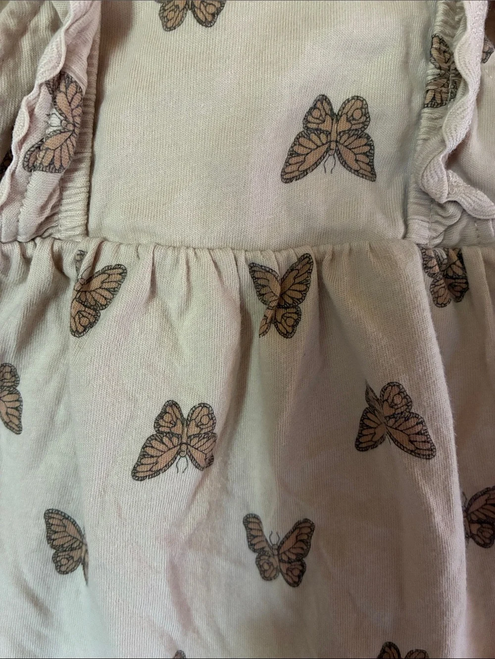 Carter's Light Pink Butterfly Romper